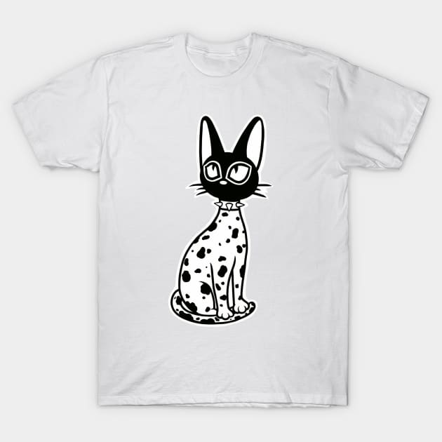 Crazy cat T-Shirt by Evgenia